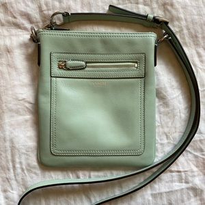 Coach Light Teal Crossbody Bag